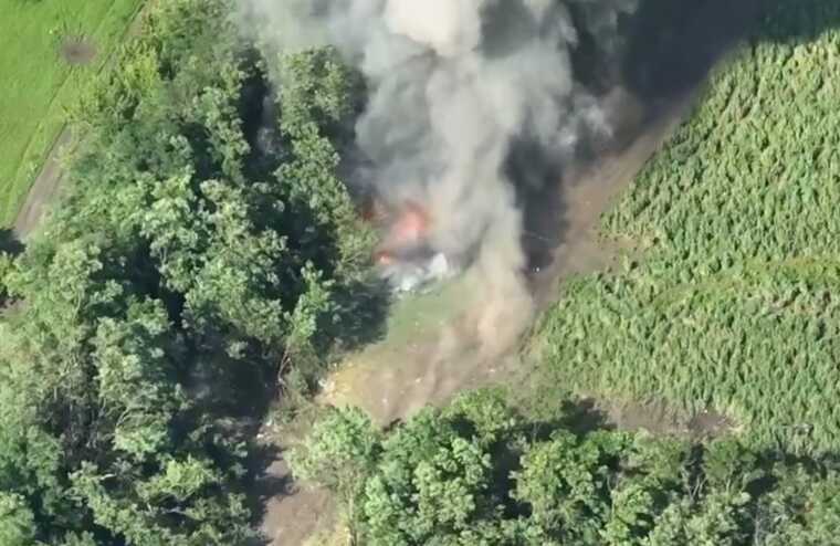 Украинские военные точным ударом уничтожили позицию оккупантов в Запорожье