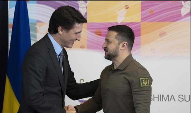 На саміті НАТО Зеленський провів переговори з міністром Канади Трюдо