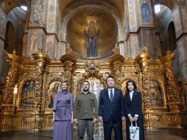 Президенти України та Південної Кореї з подружжям відвідали Софійський собор