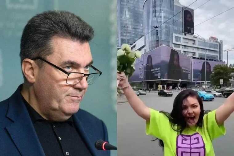 16-річна онука голови РНБО "пропіарила" кліп на найбільшому медіафасаді в Україні