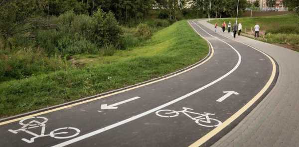 У Києві чоловік влаштував оригінальний пікет проти паркування на смузі для велосипедистів