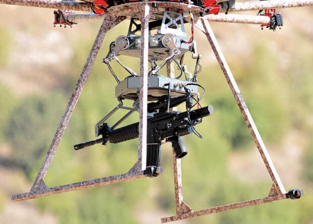 С помощью октокоптера пилоты роты "Рарог" уничтожают минометы российских оккупантов