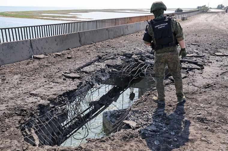 Оккупанты построили в Чонгаре понтонный мост между поврежденными, - OSINT-аналитик