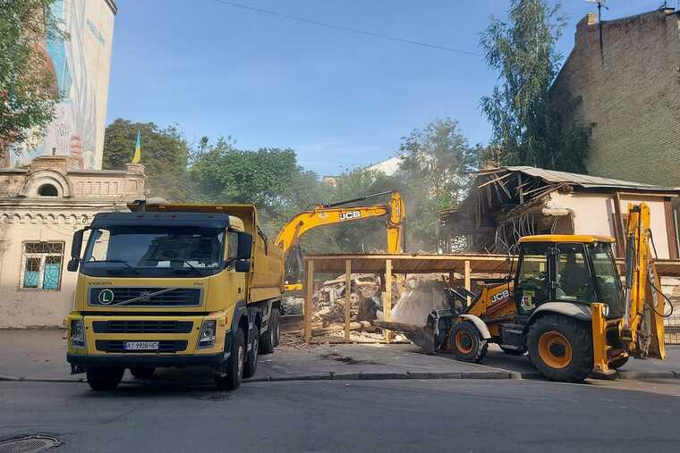 Київська мерія не дозволяла зносити будинок на вул. Ярославській, ведеться кримінальне провадження