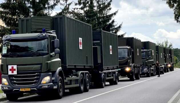 ДПСУ отримали від Нідерландів шість мобільних комплексів медичної підтримки