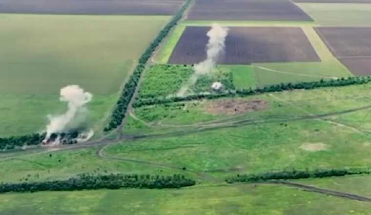 HIMARS точным ударом уничтожил четыре российских САУ "Мста-С"