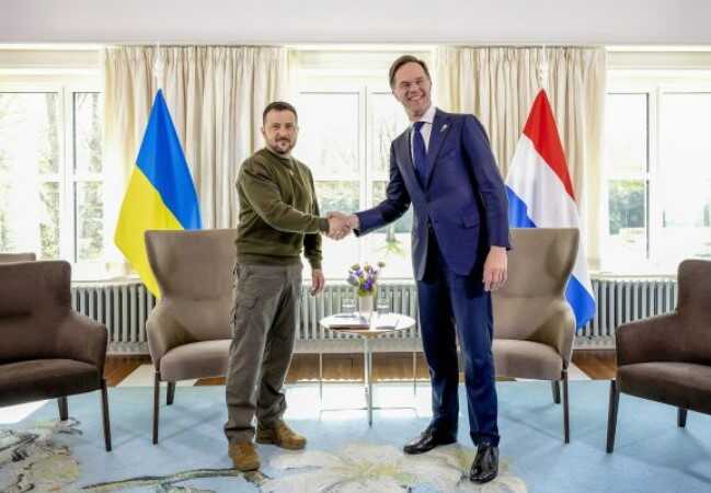 Зеленський зустрівся з прем’єром Нідерландів