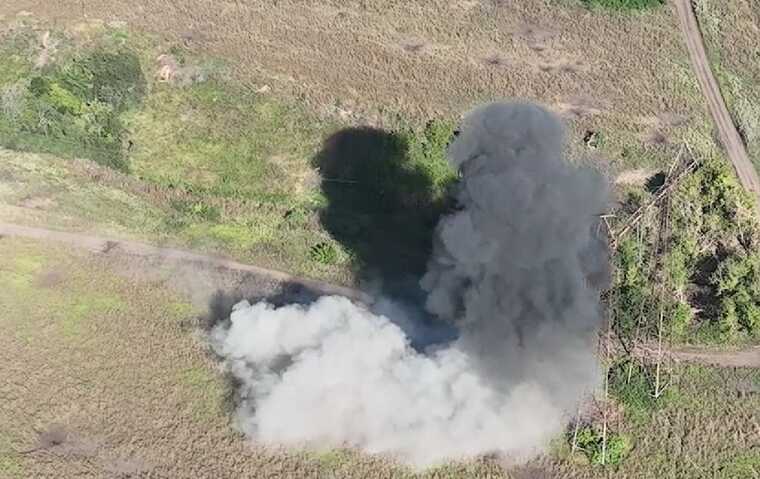 Під Бахмутом бійці 3 ОШБр на ходу збили квадроцикл окупантів