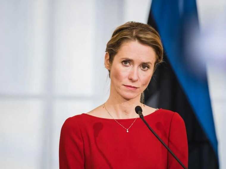 Премьер Эстонии получила от украинских военных знаковый подарок