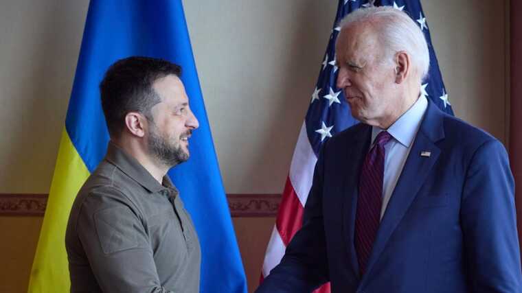 Зеленский встретился с Байденом