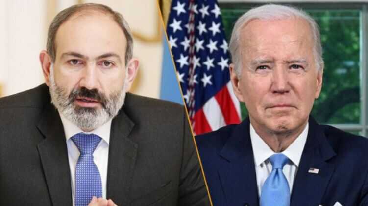 Байден написав листа Пашиняну, в якому пообіцяв зміцнювати співпрацю США та Вірменії