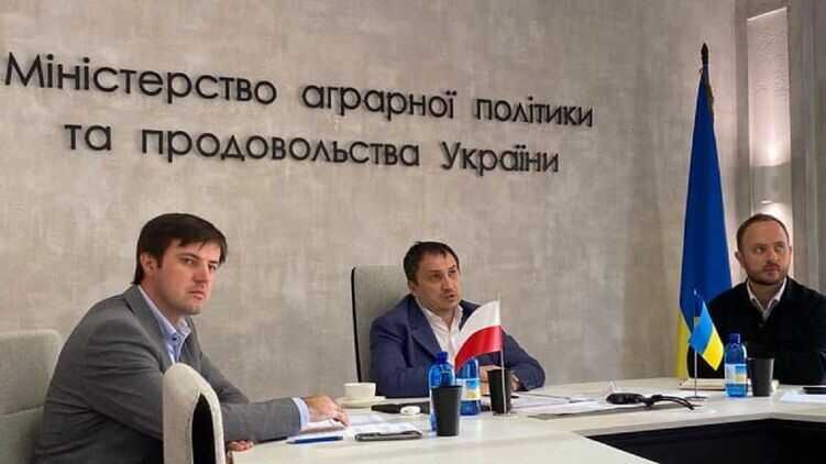 Міністри сільського господарства України та Польщі обговорили план дій щодо експорту зерна