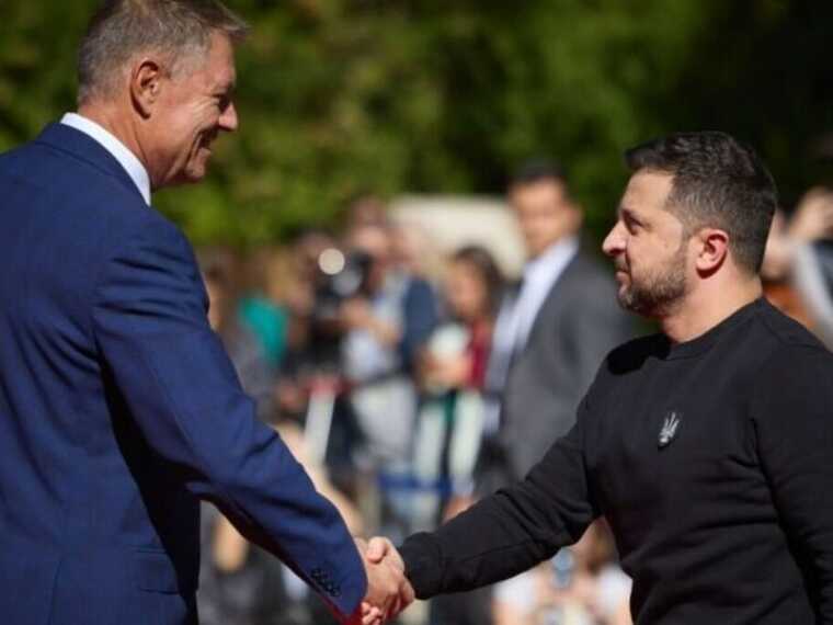 У центрі уваги – посилення ППО: Зеленський зустрівся з президентом Румунії