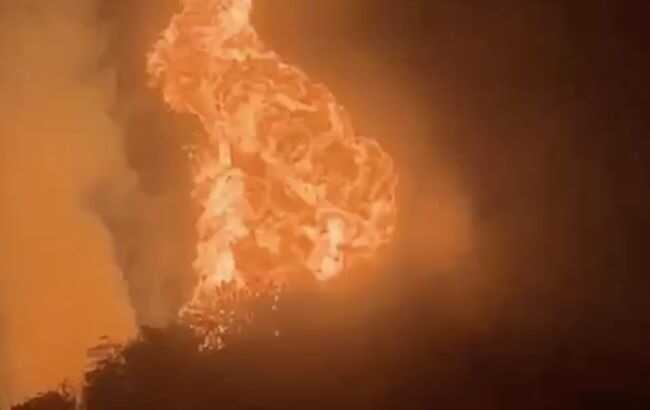 Під окупованим Іловайськом сталася пожежа на газопроводі