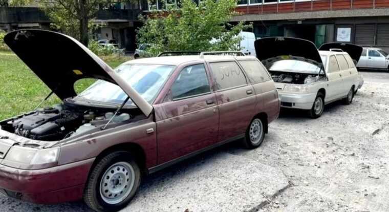 Нікому не потрібні: в Європі виявили склад із двома десятками ВАЗ без пробігу