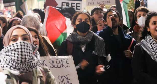 На вокзале в Лондоне, несмотря на запрет, прошла пропалестинская акция: есть задержанные