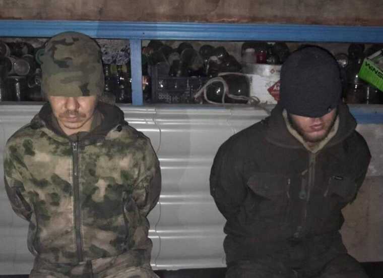 Воины 23-го отдельного батальона под Кременной взяли в плен двух российских разведчиков