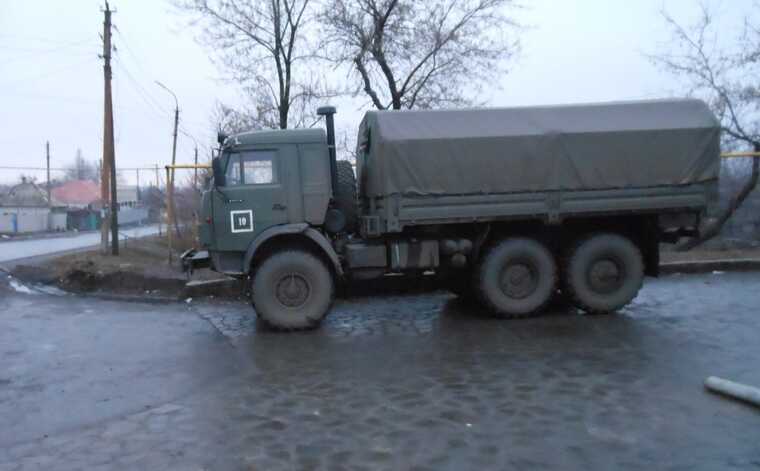 КамАЗ окупантів в Сімферополі переїхав людину на пішохідному переході
