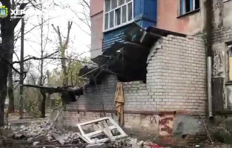Херсонская ОВА показала последствия вражеских обстрелов города