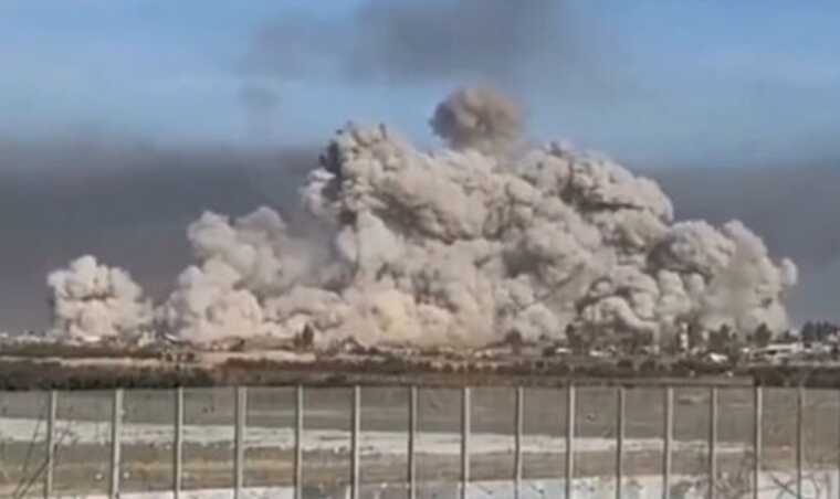 У мережі опублікували відео одночасного вибуху 50 будинків у Секторі Гази