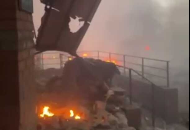 В Одесі після влучання є займання в трьох будівлях