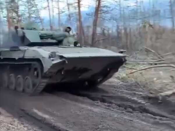 На вооружении ВСУ был замечен отечественный БМП-1ТС