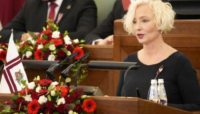 До України приїхала речниця парламенту Латвії Дайга Мієріня