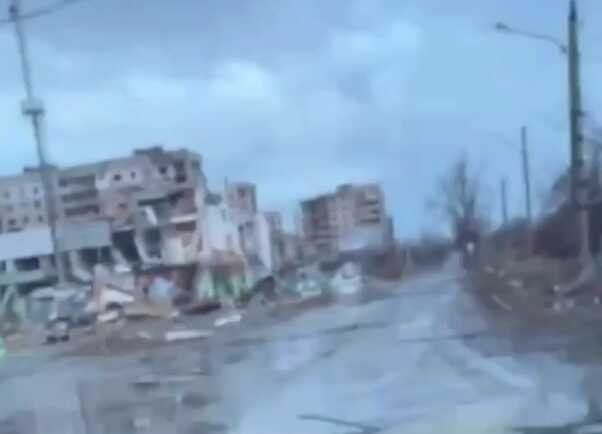 Ukrainian Armed Forces fighters published a video of the moment an enemy shell exploded in the Avdeevka area