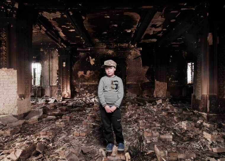 У Раді Європи відкрили фотовиставку про дітей на війні в Україні