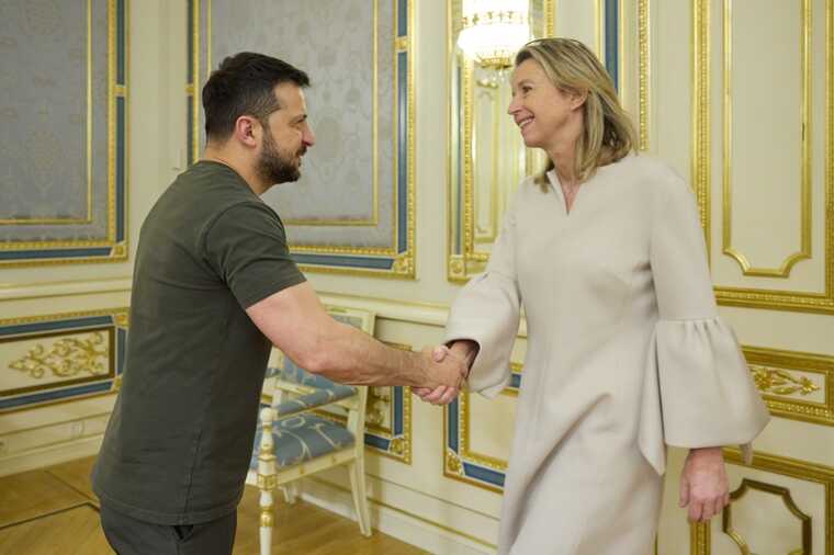 Зеленський зустрівся з міністеркою оборони Нідерландів Кайсою Оллонґрен