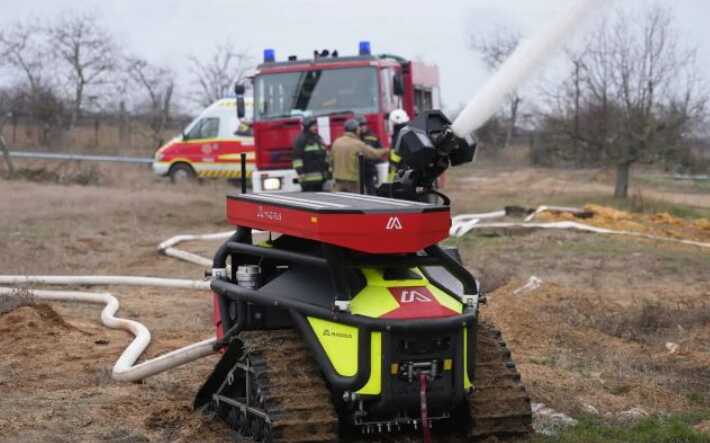 На Одещині робот допомагав ліквідувати наслідки атаки РФ