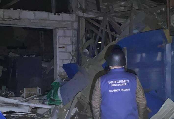 The prosecutors office showed the consequences of the X-35 missile strike on Kharkiv