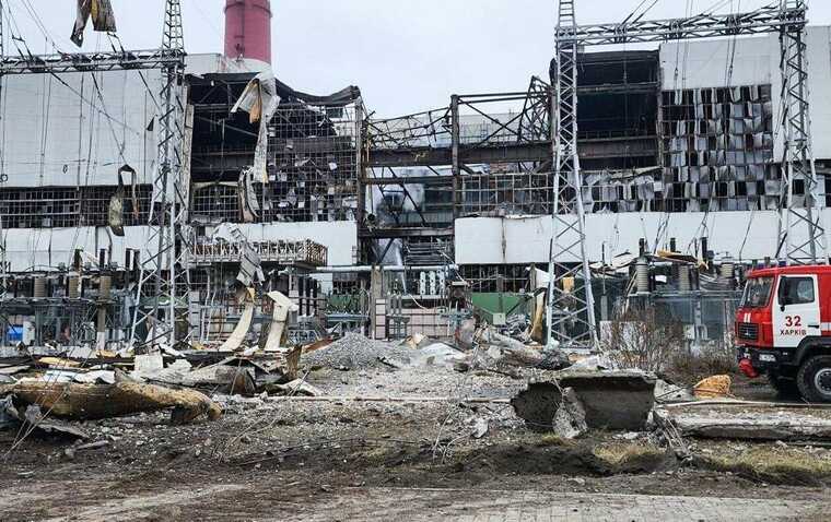 The network showed CHP-5 in Kharkiv after the occupiers’ attack on 22 March