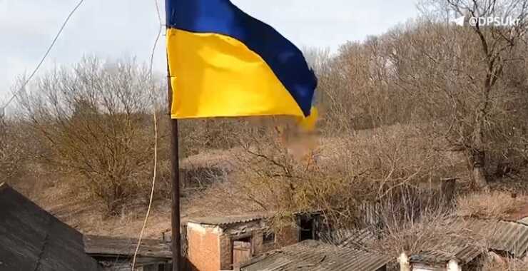 Border guards raised a flag over three villages on the border of the Kharkiv region with the RF