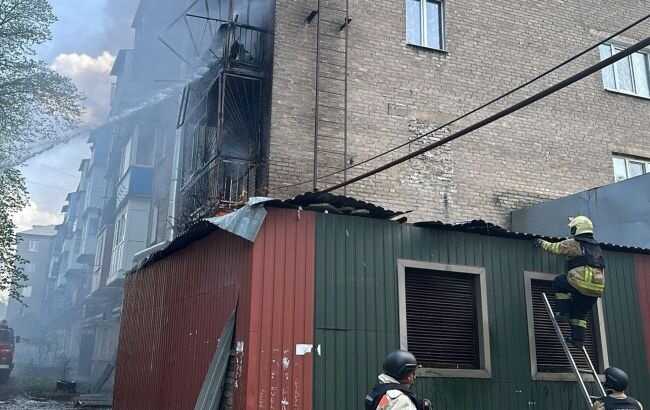 Occupants hit a five-storey building in Kostyantynivka: there are victims