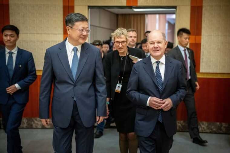 Шольц планує призвати Китай тиснути на РФ заради миру в Україні