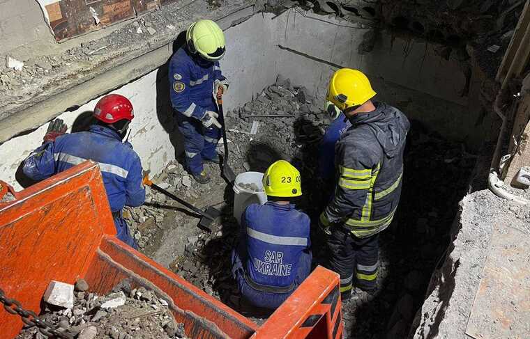 A search and rescue operation was completed in Chernihiv after yesterdays missile attack