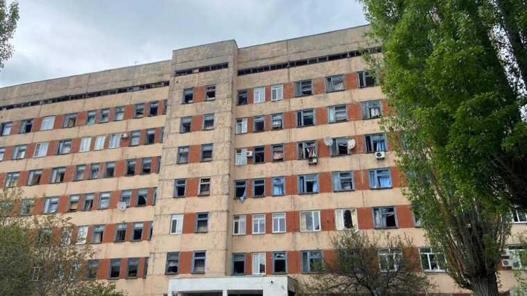 Horlivka city centre came under fire