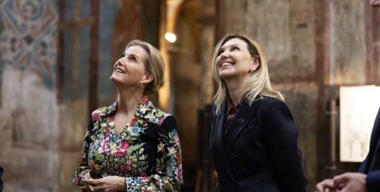 Олена Зеленська розповіла про зустріч із герцогинею Софі Уессекською