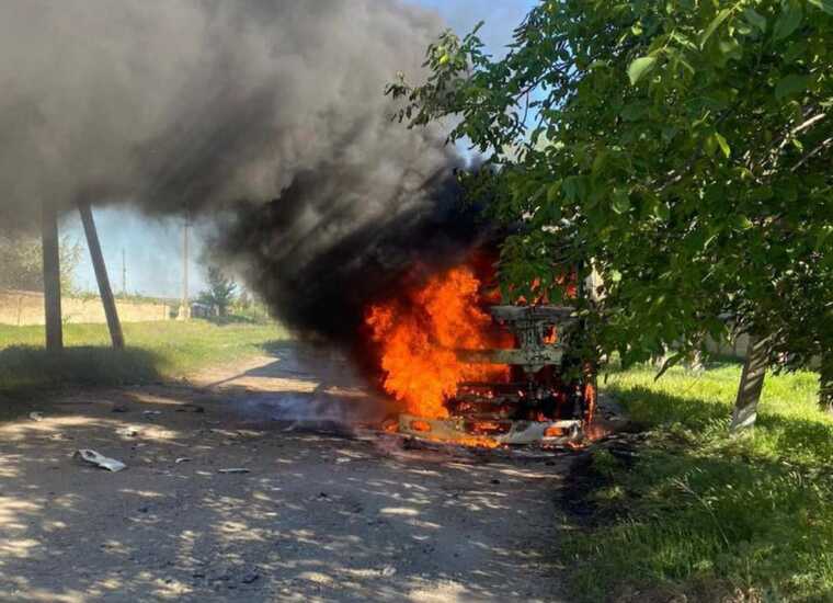 Оккупанты дроном атаковали на Херсонщине грузовик