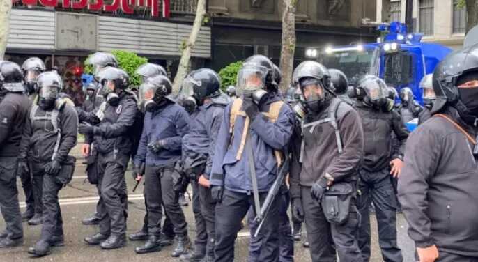У парламента Грузии продолжаются массовые протесты: полиция разгоняет митингующих
