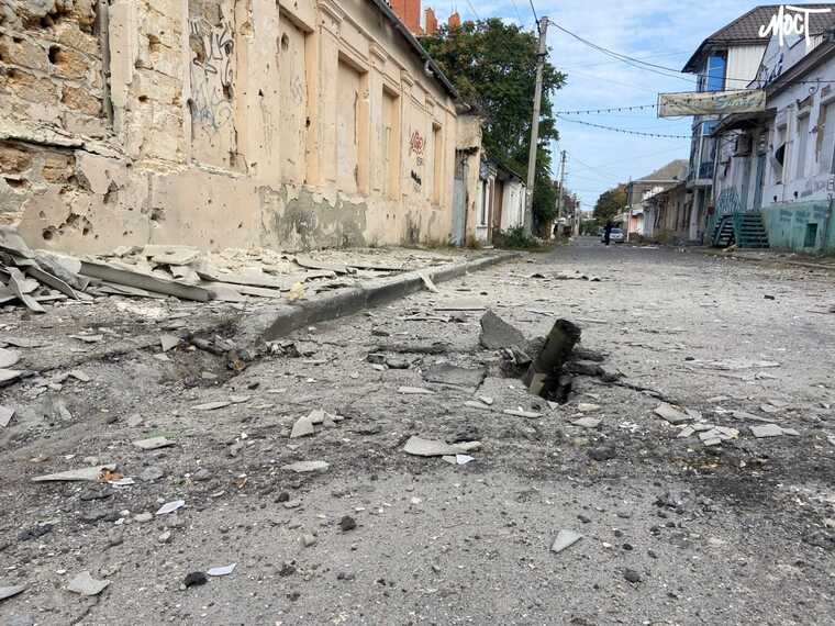 The occupiers attacked the center of Kherson