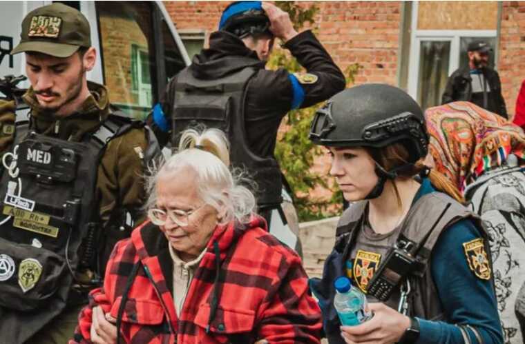 About 8,000 civilians were evacuated from the Kharkiv border area