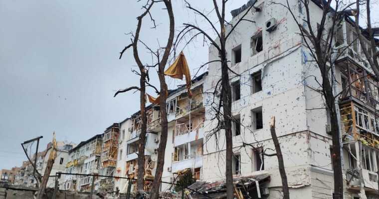 В сети опубликовали видео разрушений от атаки оккупантов в Волчанске