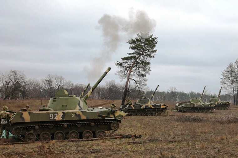 Warriors of the Third Assault destroyed the Russian Nona with a precise strike