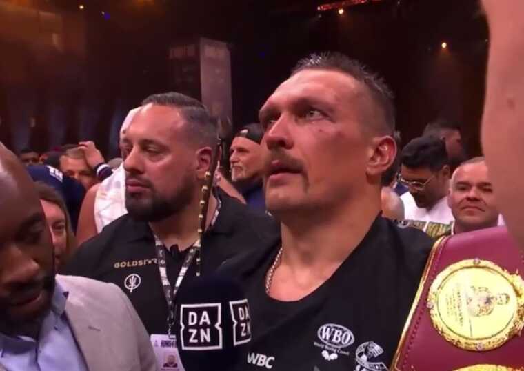 Oleksandr Usyk wins a fight with Tyson Fury