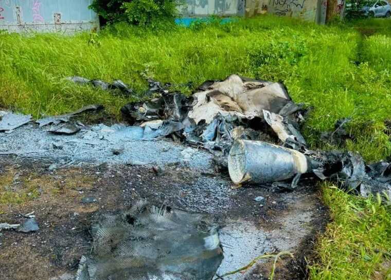 Над Одесою знищили ворожий дрон: у Мережі показали фото залишків БПЛА