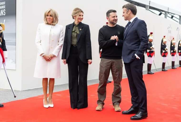 Зеленська під час візиту до Франції вразила своїм вишуканим образом