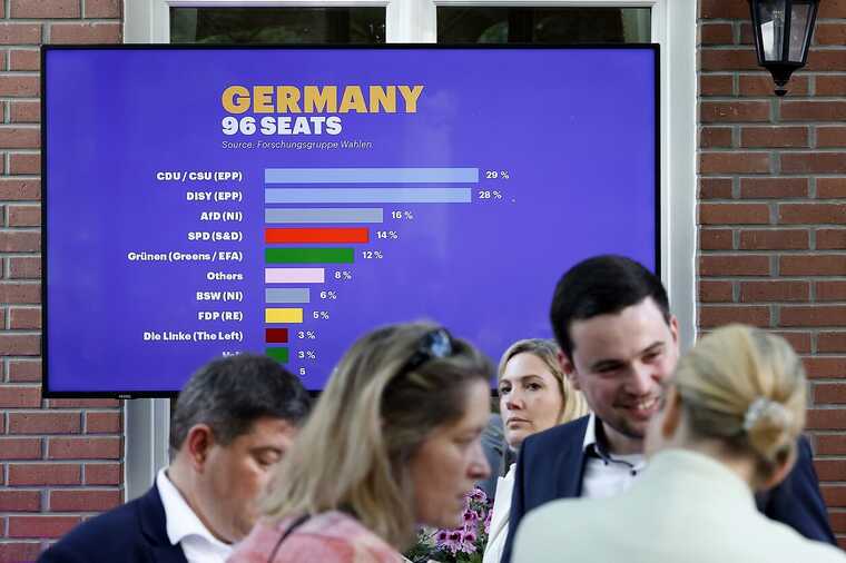 Вибори до Європарламенту розділили Німеччину майже точно по кордону ФРН та НДР