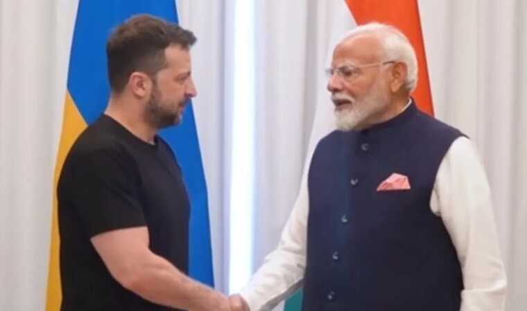 The President of Ukraine held talks with Indian Prime Minister Modi